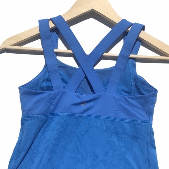 Lululemon Chaturanga Tank in Color: Porcelain Blue - Picture 7 of 10